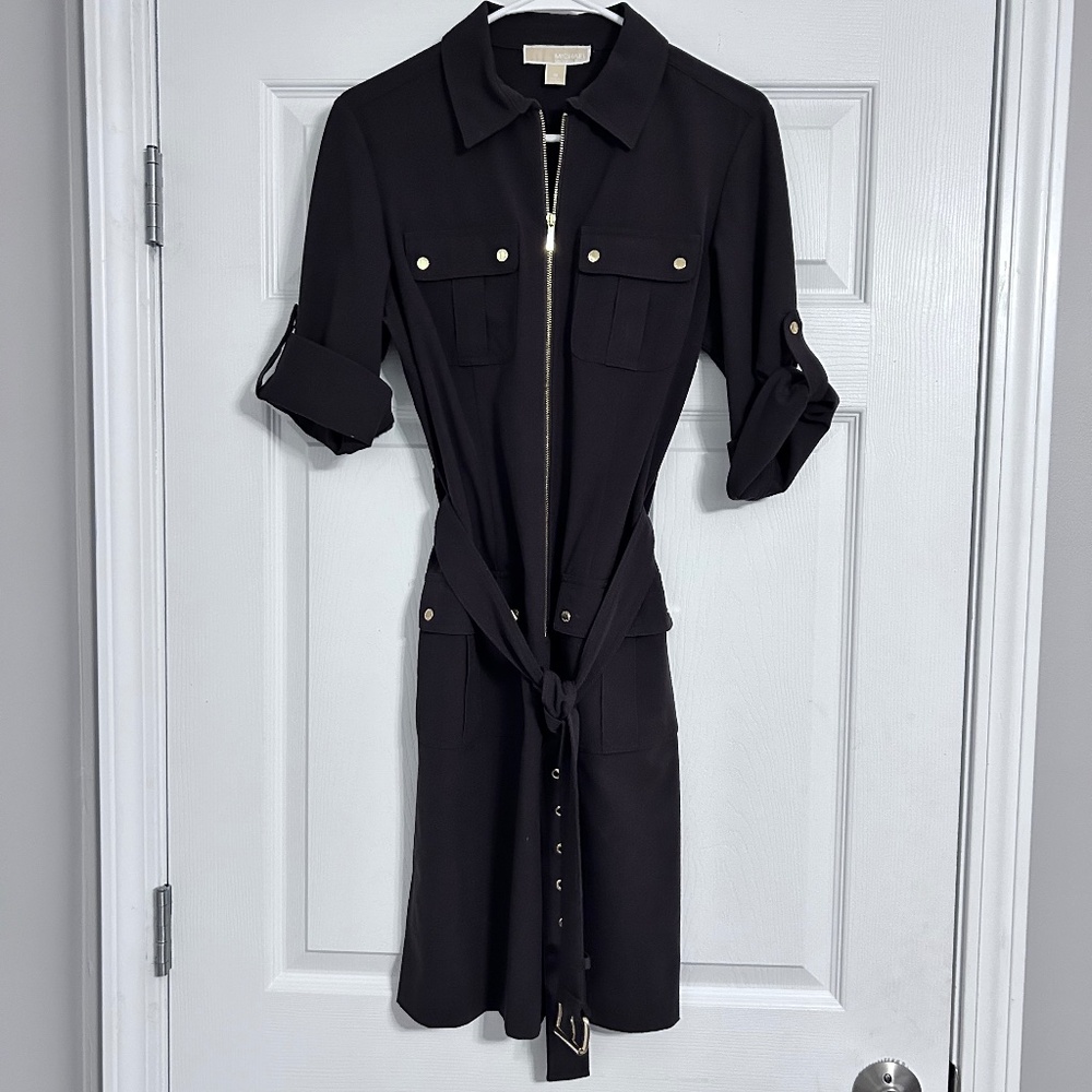 Michael Kors Buckle Dress, Size Medium